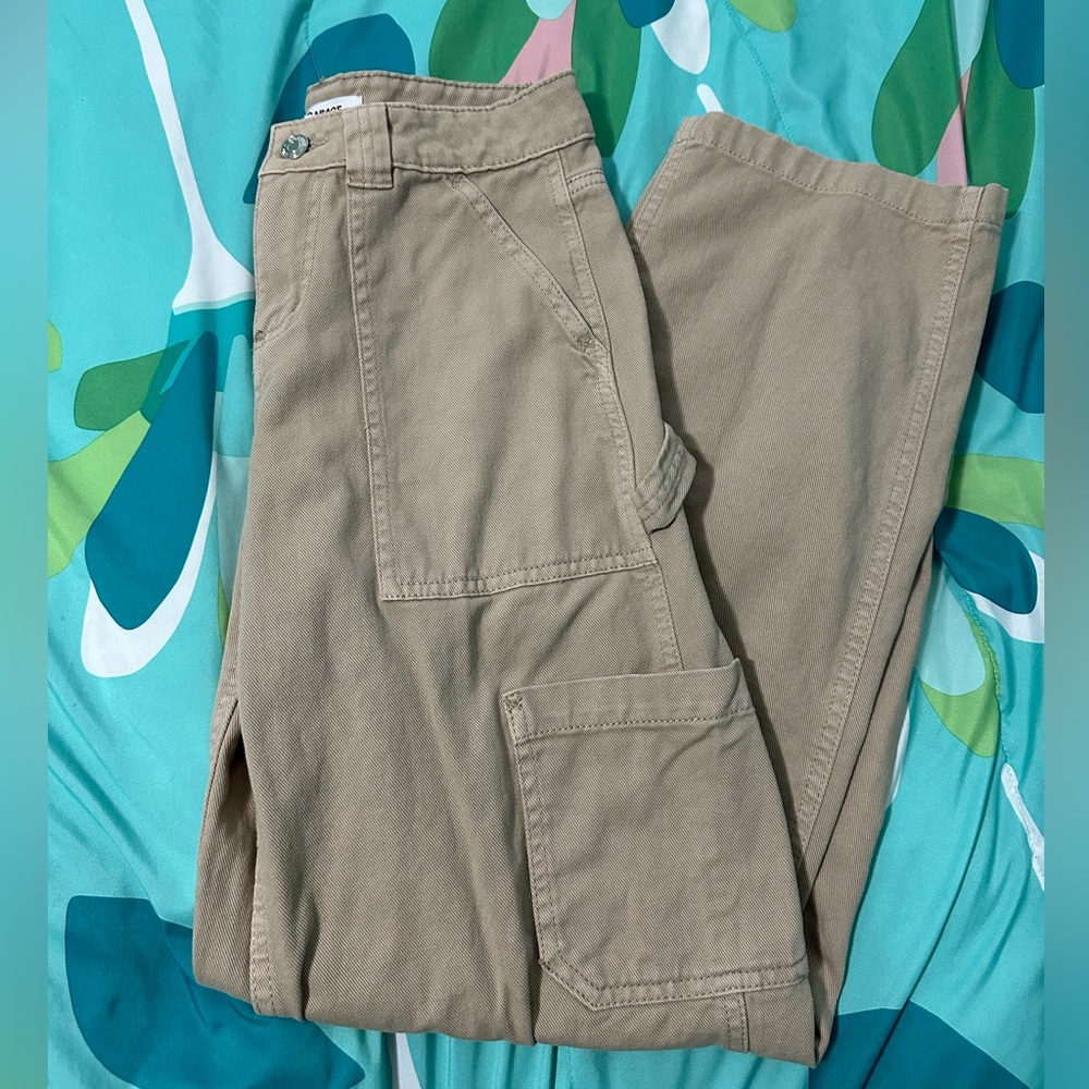 Garage Dani Carpenter Pant In String, Size 00 - image 1